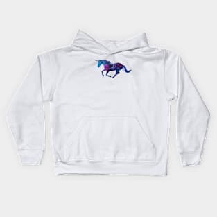 Galaxy Space Unicorn Kids Hoodie